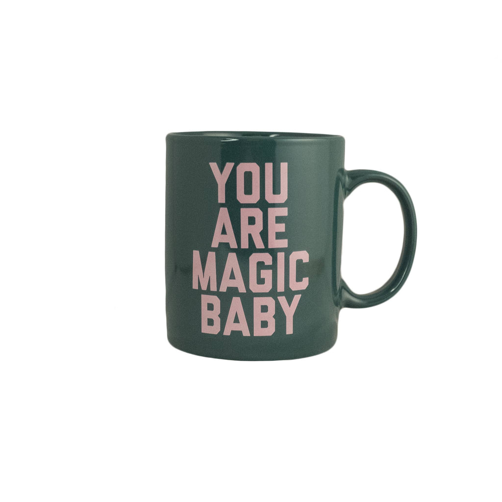 You Are Magic Mug Green Mug Golden Gems   