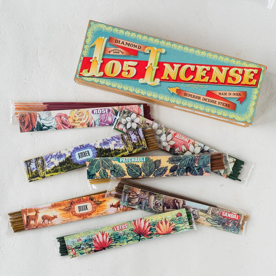 105 Sticks 7 Scents Incense Sampler Incense R. Expo   